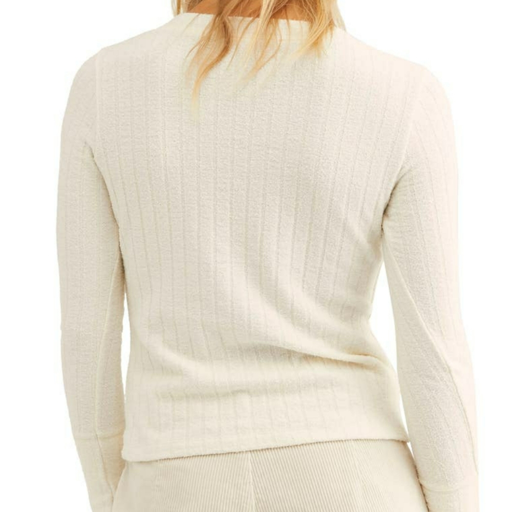 Free People Womens Sweater XSmall Ivory Oliver - Picture 2 of 15